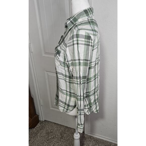 Universal Thread Women's Long Sleeve Flannel Button-Down Shirt Size XS Soft - Picture 2 of 12